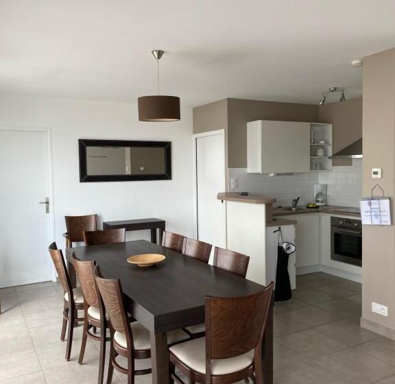 Апартаменты 3 Спальни, Résidence Belle Plage