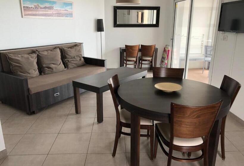 Апартаменты 1 Спальня с Балконом, Résidence Belle Plage