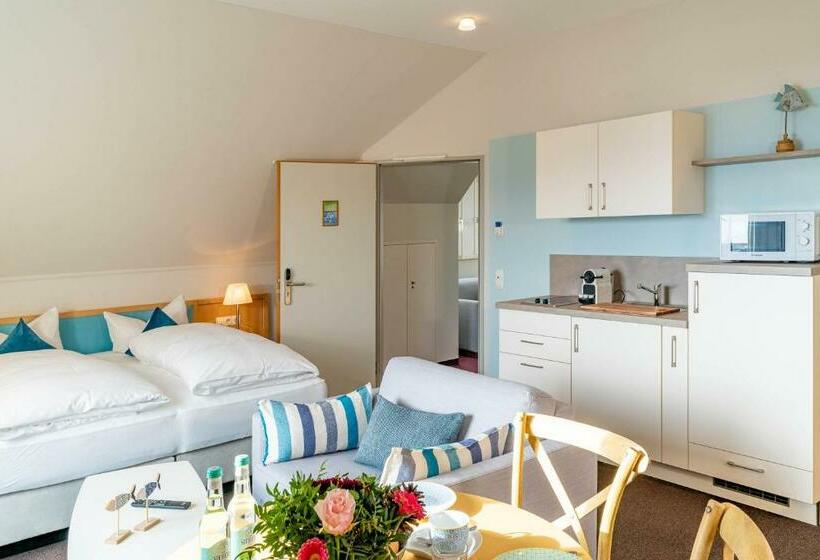 带1个卧室带花园景观的公寓, Apartment Hotel Schreier