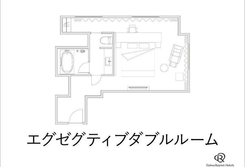 Номер Executive, Daiwa Roynet Hotel Kyoto Ekimae Premier