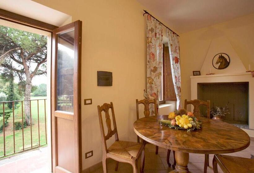 带1个卧室带花园景观的公寓, Agriturismo Pantano Borghese
