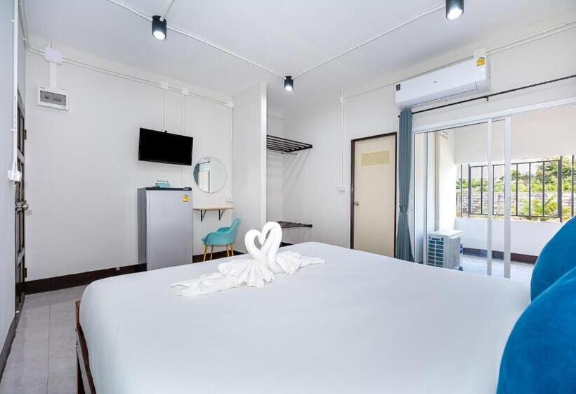 디럭스 룸 킹사이즈 침대, The Palm Krabi Residence And Resort