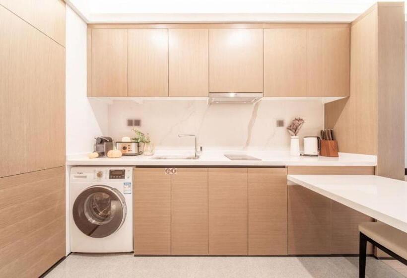 Apartamento Deluxe 1 Dormitório, Cm Service Apartment Suzhou Science Amp Technology Town