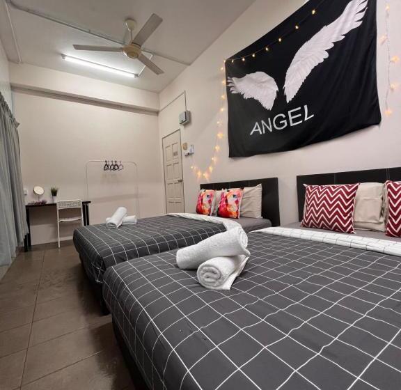 Четырехместный Номер Economy, Room2#ig Theme Bargainous#shared Bathroom#4pax#2min Kek Lok Si