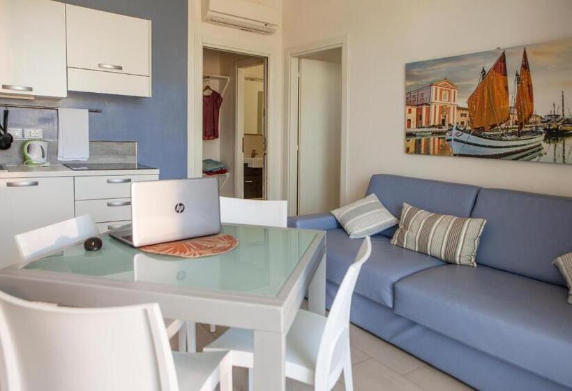 バルコニー付き１ベッドルームアパートメント, Residence Sunrise Cesenatico
