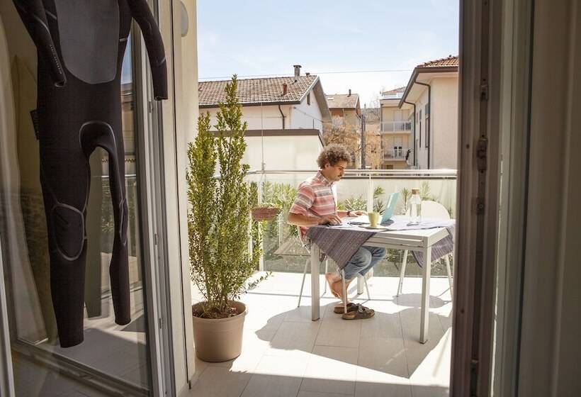 １ベッドルームのデラックスアパートメント, Residence Sunrise Cesenatico