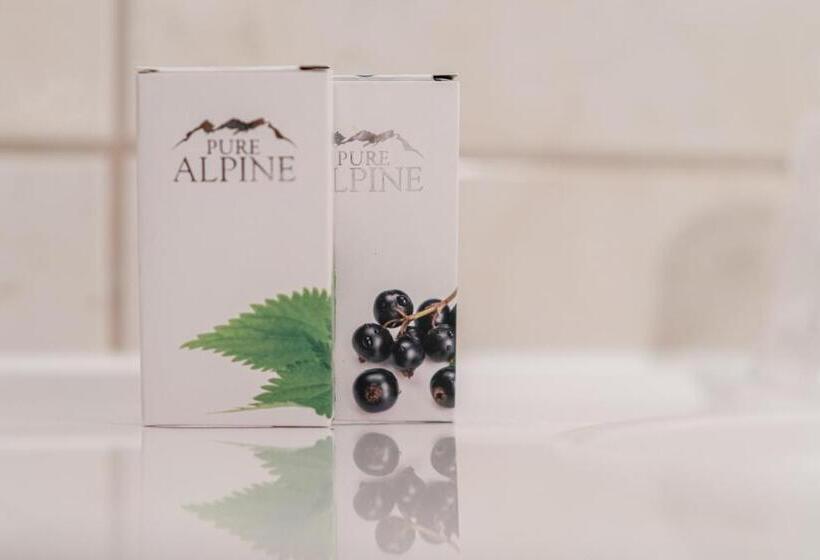 غرفة قياسية مزوَّدة بشُرفة, Burghotel Alpenglühn