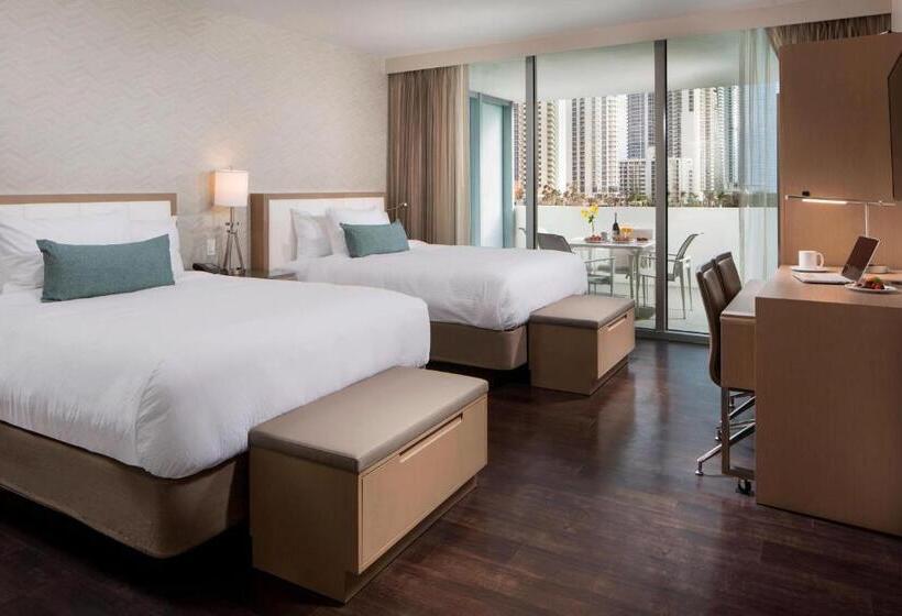 Студия Стандарт Вид на Город, Residence Inn Miami Sunny Isles Beach