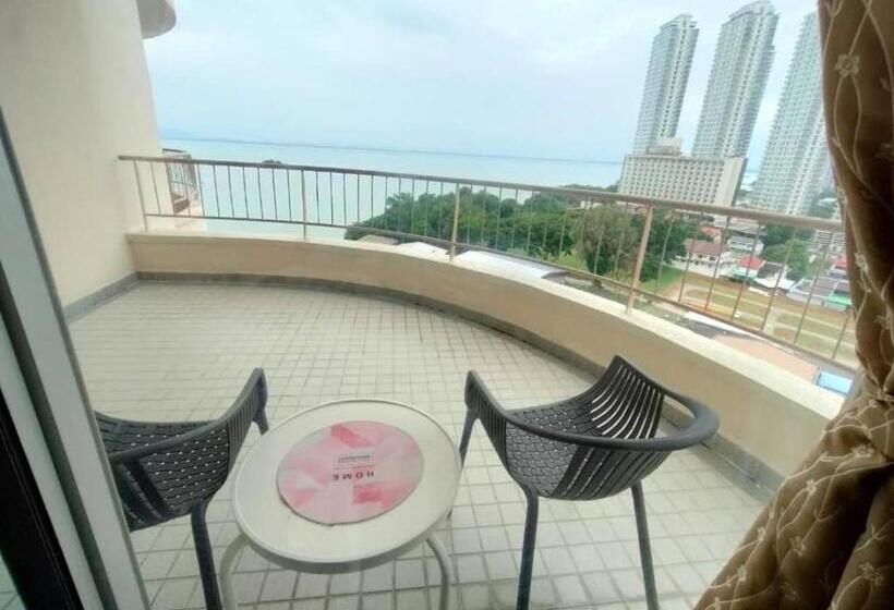 استودیوی لوکس, Seaview Deluxe@rainbow Paradise Tg Bungah 4 6pax