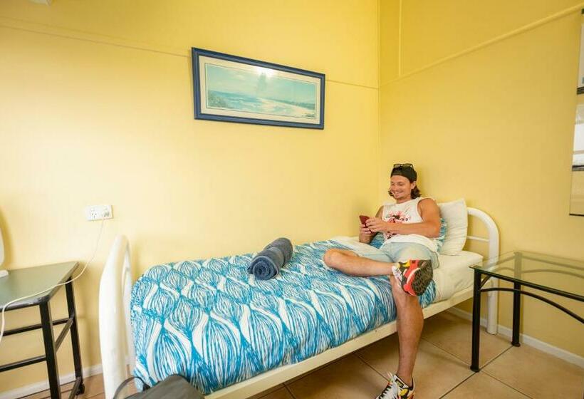 스탠다드 싱글 룸 공동욕실, Ozzie Pozzie Backpackers   Port Macquarie Yha