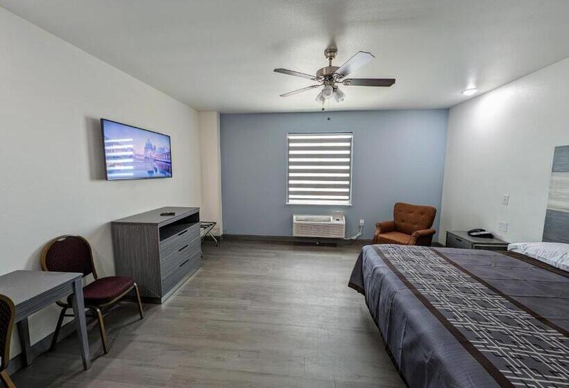 디럭스 스튜디오, Texas Bungalows Hotel And Hotel Que At I35 Austin Pflugerville