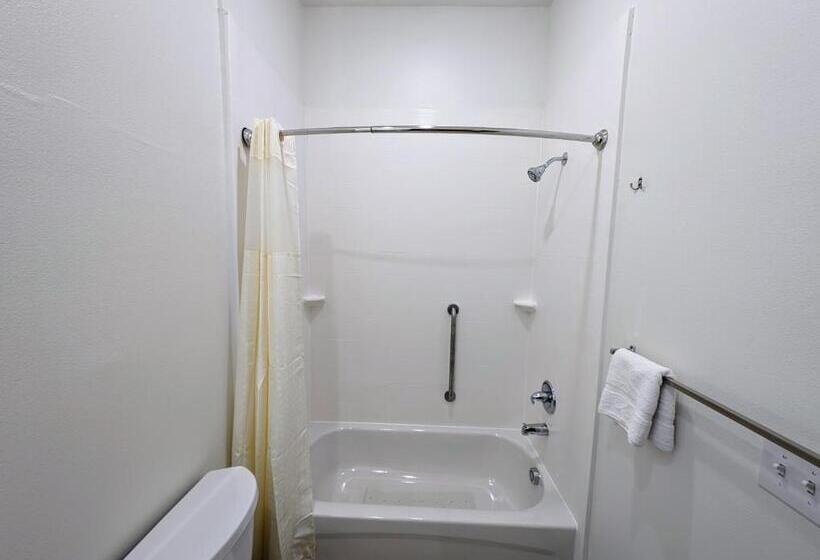 스탠다드 룸 킹사이즈 침대, Texas Bungalows Hotel And Hotel Que At I35 Austin Pflugerville