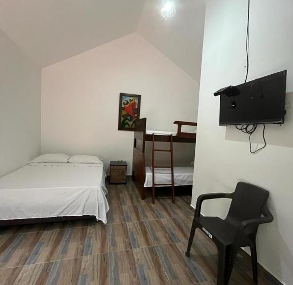 Семейный Номер, Cabañas Monteleón Paicol  Huila