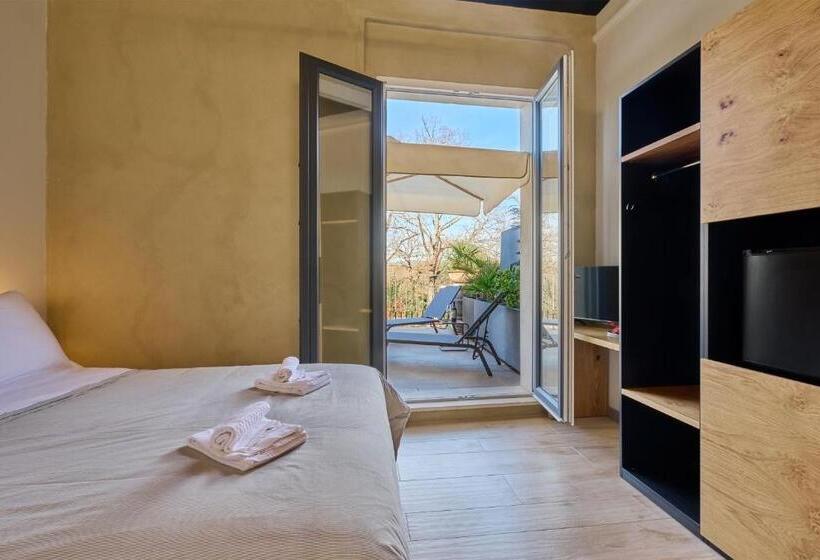 اتاق استاندارد با تراس, La Dama Country Rooms