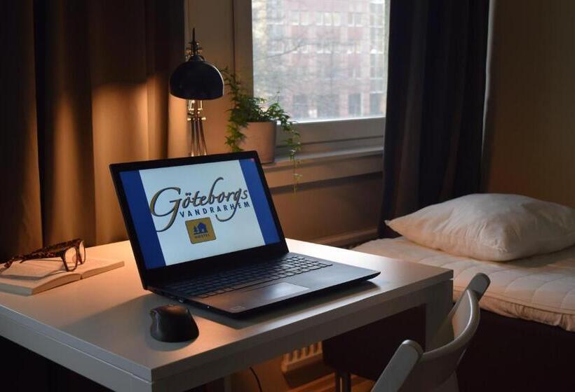 חדר סטנדרט חדר אמבטיה משותף, Göteborg Hostel