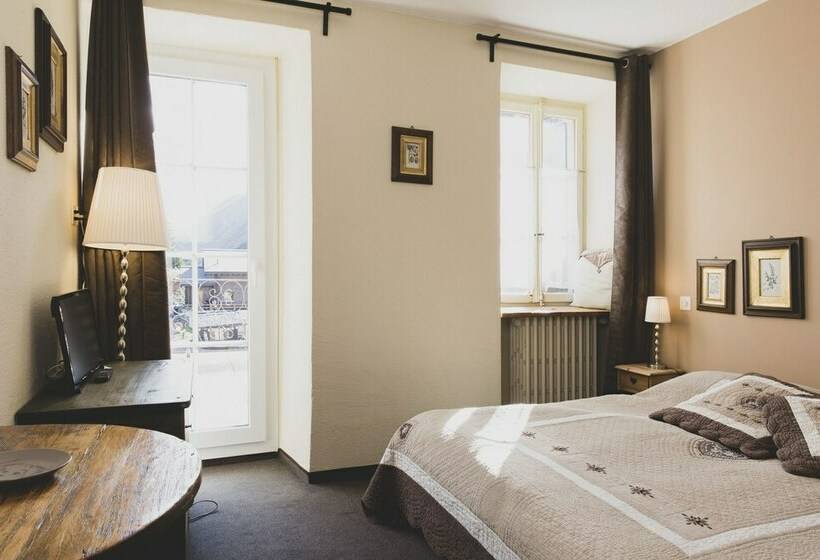 Номер Стандарт с Террасой, Hôtel Le Besso   Swiss Romantic Lodge Zinal