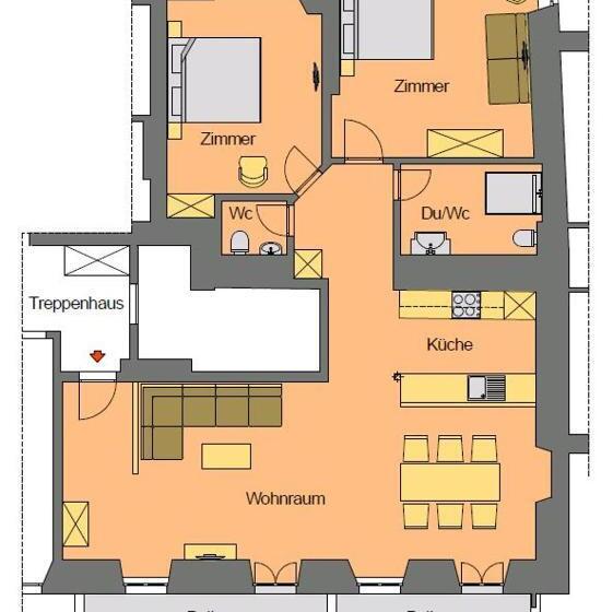 Апартаменты 2 Спальни, Portjengrat