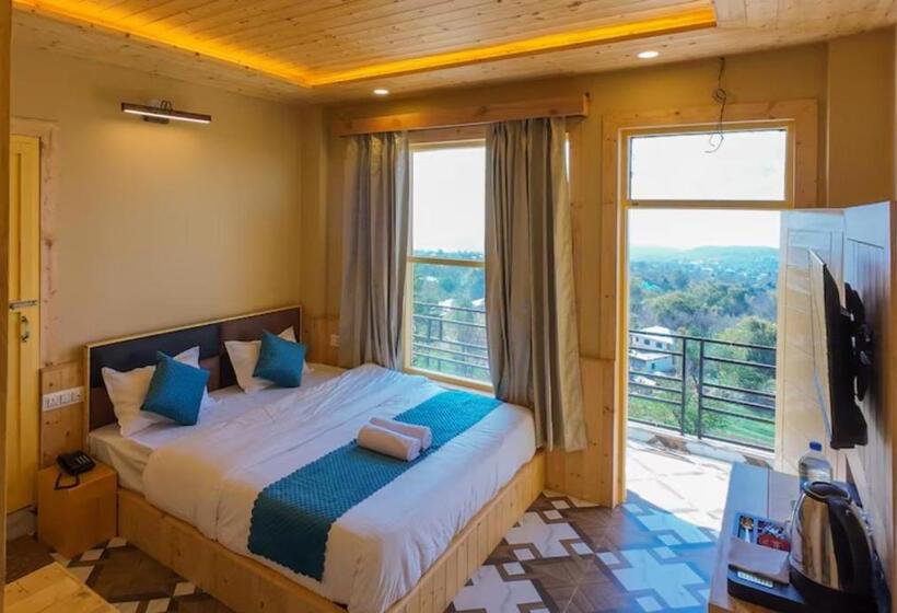 스탠다드 룸 산 전망, Goroomgo Ghar Bar Boutique Stay Himachal Pradesh   Luxury Room & Mountain View