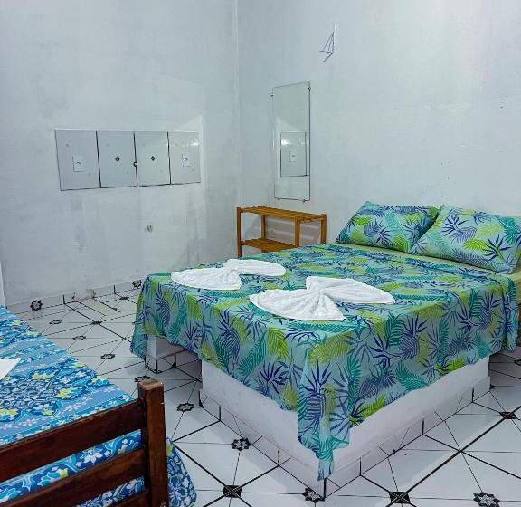 Quarto Triplo Estandar com Sacada, Pousada Sempre Viva Lençóis