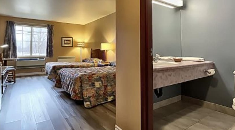 Номер Стандарт 2 Двуспальные Кровати, Hôtel Le Portneuvois
