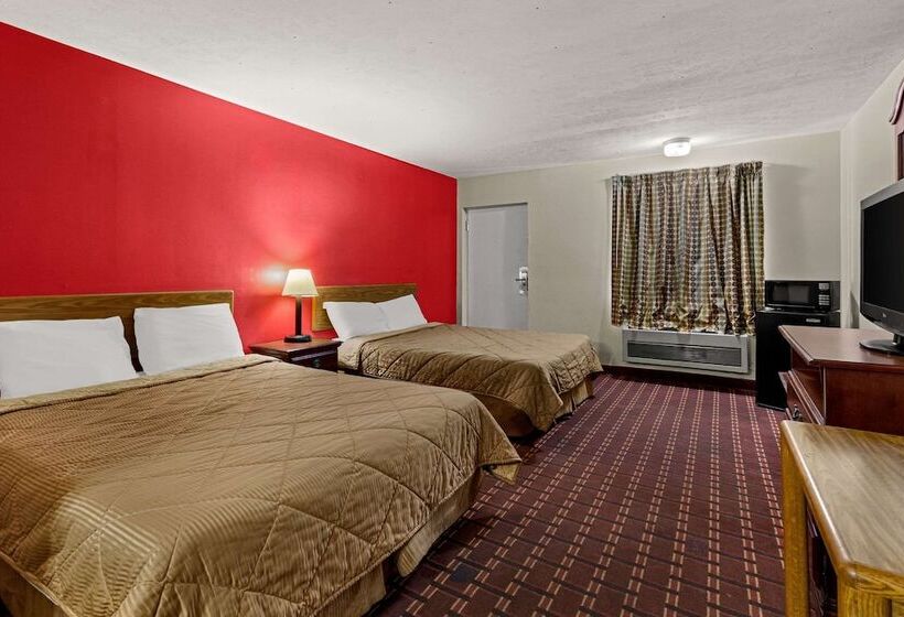 带2个双人床的标准工作室, Rodeway Inn