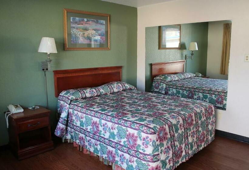 キングサイズベッドのスタンダードルーム, American Motor Inn   Rock Island