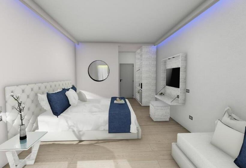 주니어 스위트 풀장 전망, Magique Bleu Suites