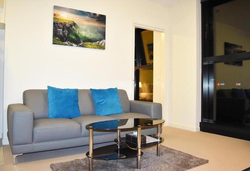 침실 1개 디럭스 아파트, Melbourne Skyhigh Apartments