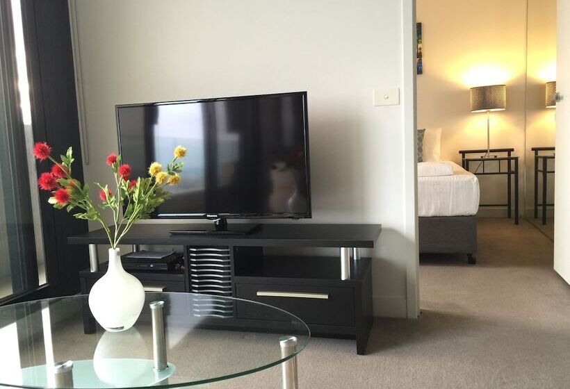 침실 2개 디럭스 아파트, Melbourne Skyhigh Apartments