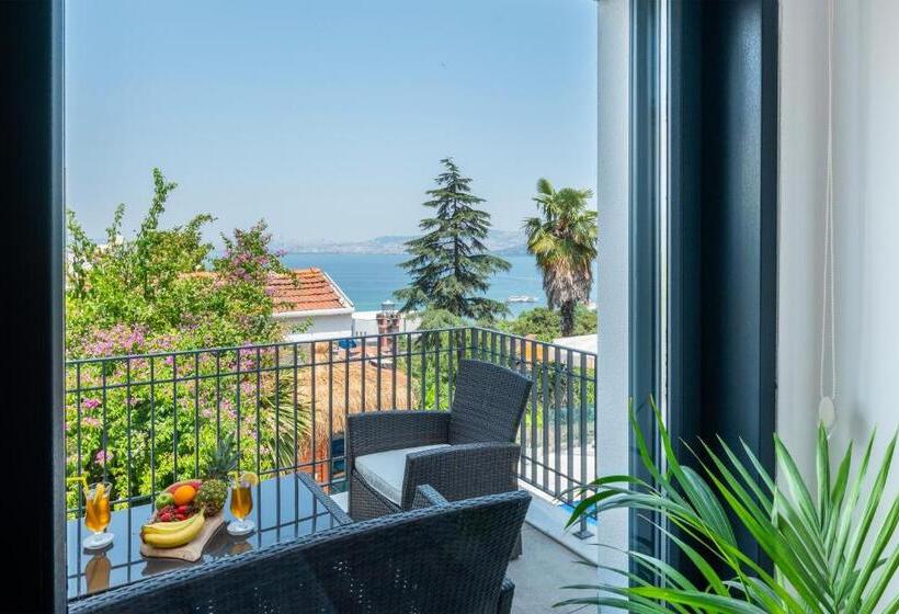 Номер Deluxe Вид на Море с Балконом, Hillora Hotel Buyukada