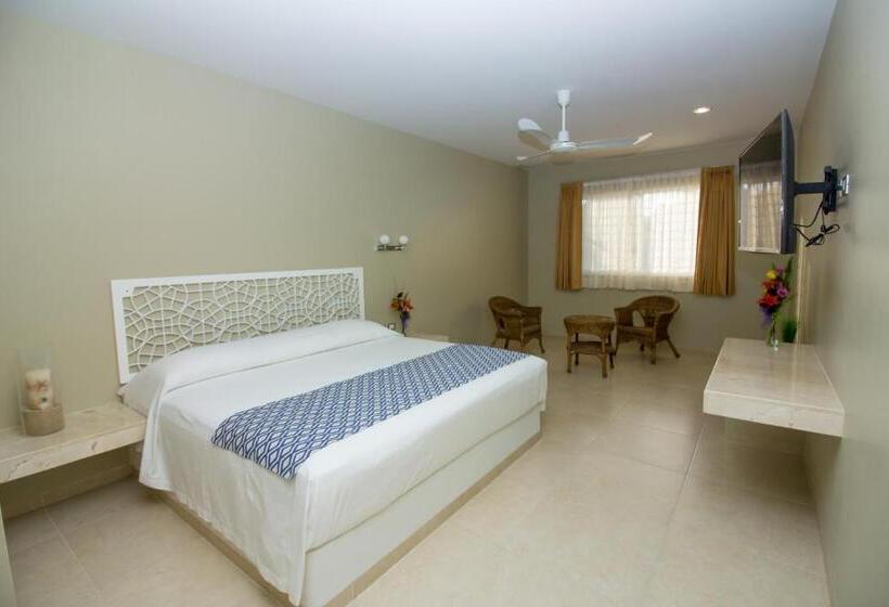 带大床的套房, Huatulco Máxico