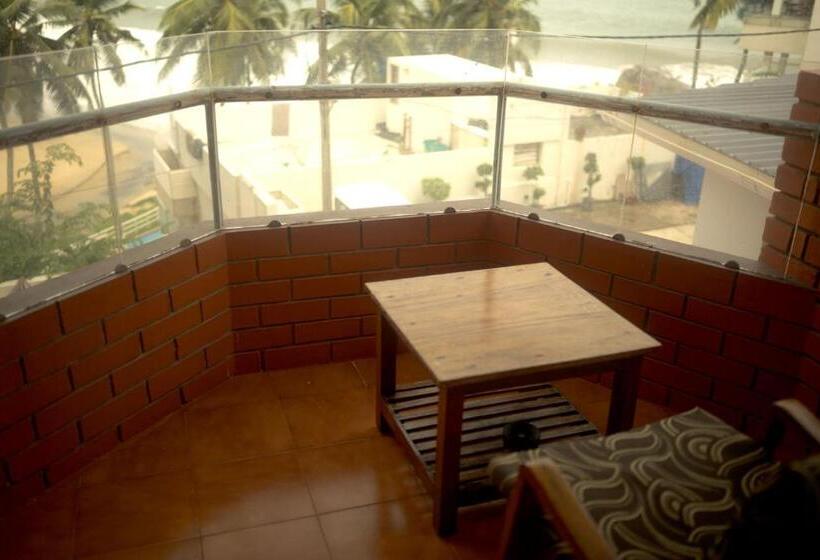 带海景的标准单人间, Vijaya Varma Beach Resort