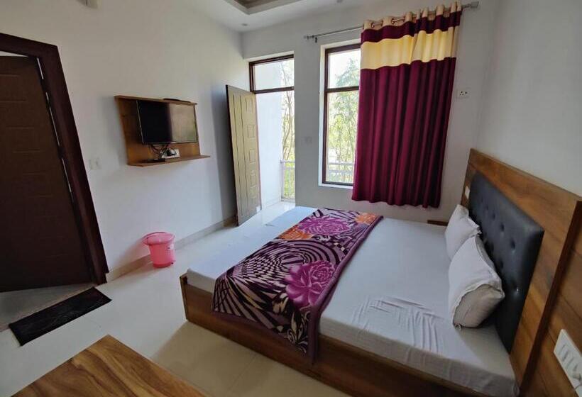 스탠다드 룸 킹사이즈 침대, Alaknanda Motel & Restaurant