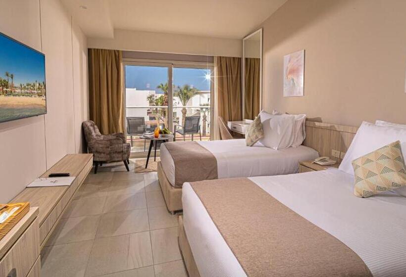 اتاق استاندارد با چشم‌انداز دریا, Amarina Abu Soma Resort & Aquapark