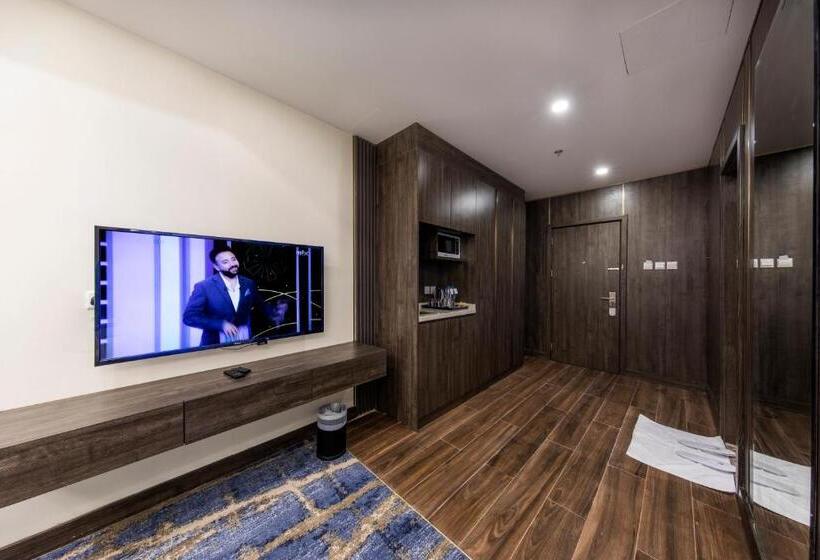 带大床的标准工作室, Lily Hotel Suite Hofuf