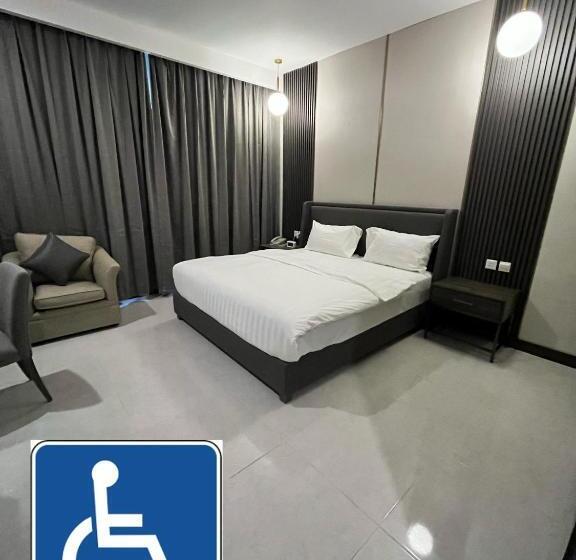 带大床的标准工作室, Lily Hotel Suite Hofuf