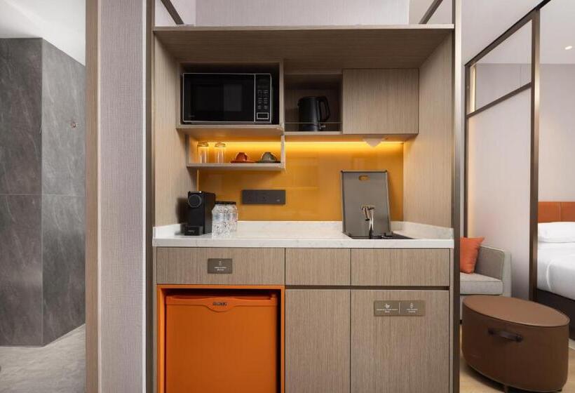 اتاق لوکس, Home2 Suite By Hilton Wuhan Economic Development Zone