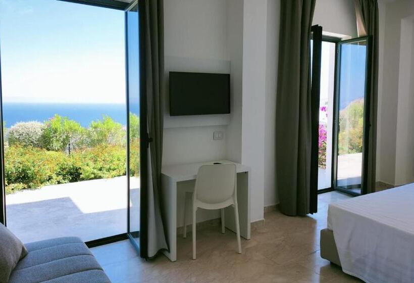 اتاق خانوادگی با چشم‌انداز باغ, Venere Di Erice Resort & Spa