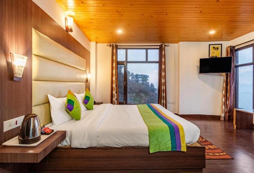 标准间带山景, Treebo Snow View Resort Kufri With Mountain View