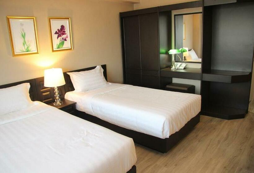 اتاق استاندارد با چشم‌انداز شهر, Taris Art Hotel Phrae