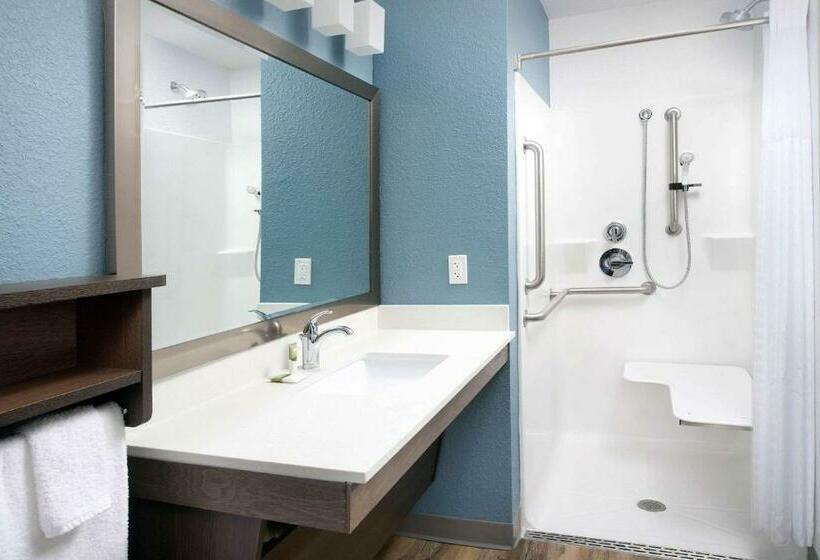 חדר סטנדרט מותאם לאדם עם מוגבלויות, Woodspring Suites Austin South Central I 35