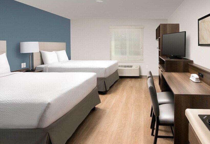 חדר סטנדרט שתי מיטות זוגיות, Woodspring Suites Austin South Central I 35