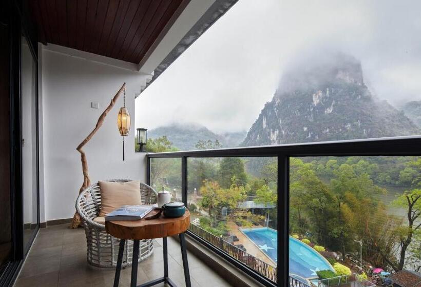 标准间带江景, Li River Resort