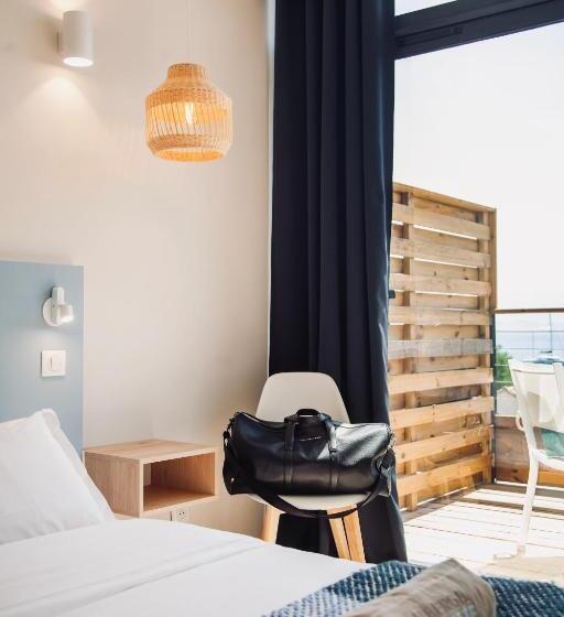 اتاق استاندارد با بالکن و چشم‌انداز دریا, Auberge Kallisté   Eco Label