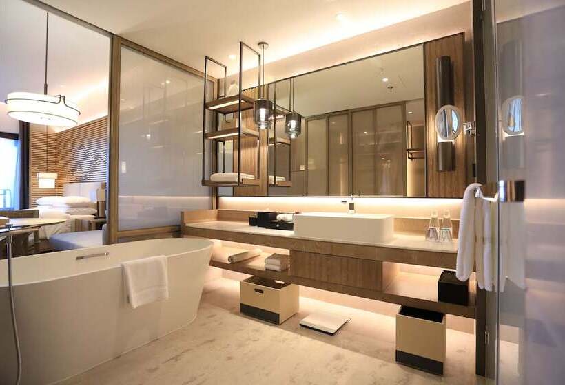 اتاق استاندارد با 2 تخت دوبل, Shenzhen Marriott Hotel Golden Bay