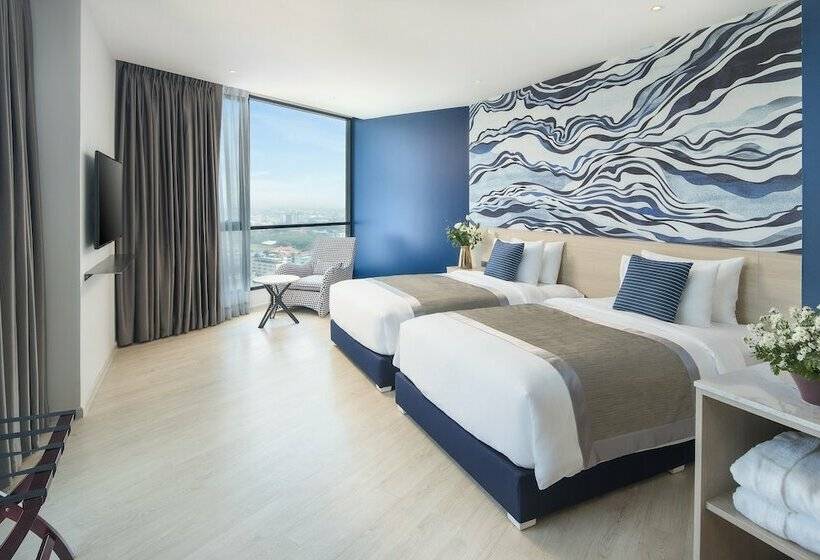 琮城市景观的豪华间, Brighton Grand Hotel Pattaya   Sha Extra Plus