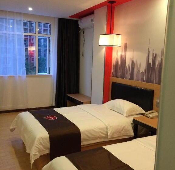 غرفة عائلية, Thank Inn Chain Hotel Guangdong Shenzhen Longhua Qinghu Subway Station