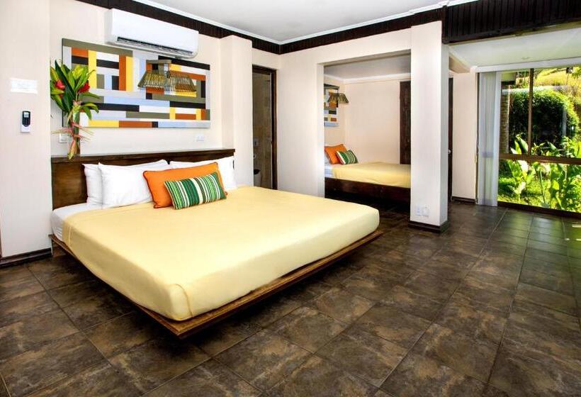 Вилла 1 Спальня Вид на Море, Tiki Villas Rainforest Lodge   Adults Only