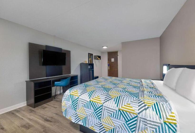 장애인을 위한 킹사이즈 침대 스탠다드 룸, Motel 6 Corbin, Ky