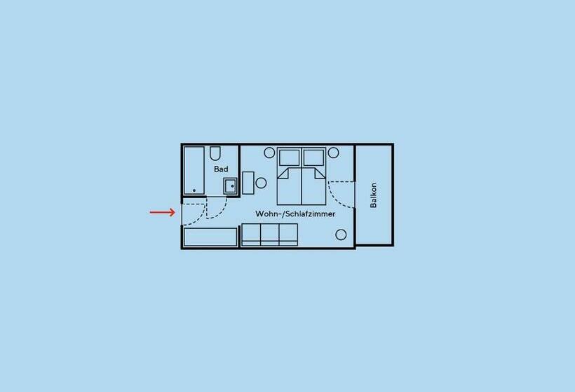 Номер Стандарт с Балконом, Kinderhotel Stegerhof